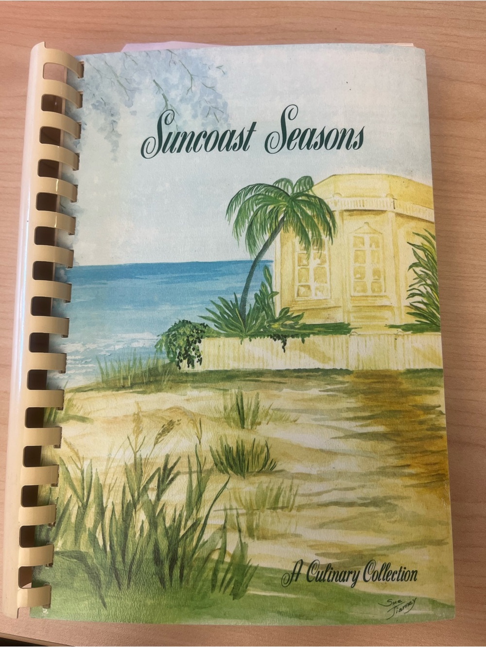 Suncoast Seasons Cookbook 1984 1st Print Vintage Florida Dunedin Recipes Spiral